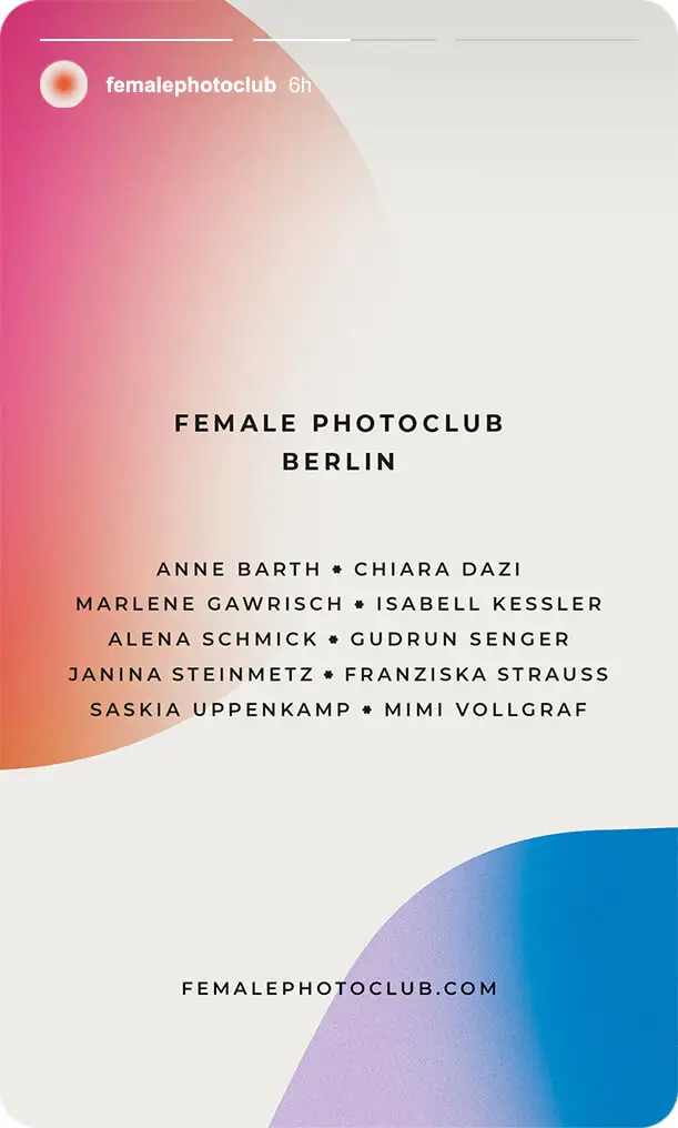 Mona-Wingerter-portfolio-grafiker-grafikdesigner-freelance-art-director-vernissage-Ausstellung-design-logo-social-media-berlin_female-photoclub-Spektren_Instagram-story-2